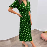 Monika | Rochie elegantă cu model buline