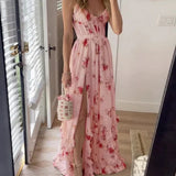 Sónia | Rochie de lungime medie cu imprimeu floral