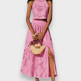 Moema | Pink Lace Set