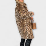 Jessica | Jachetă cu model leopard