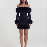 Bella | Eleganță dezbrăcată capricioasă Rochie Mini