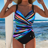Adriana | Costum de baie elegant cu imprimeu colorat