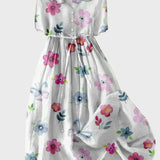 Merike | Rochie cu flori de primăvară