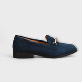 Alexandrina | Mocasini eleganți din flanelă