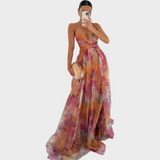 Giselle | Rochie captivantă de gală cu model floral