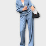 Chantal | Jachetă și pantaloni Adīta, set