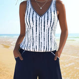 Amélia | Costum de baie relaxat cu buzunar și decolteu în V