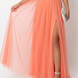 Tia | Rochie Maxi cu Decolteu V Profund și Cute