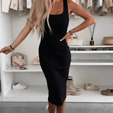 Tatiana | Set rochie midi și cardigan