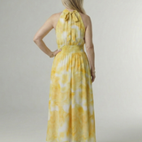 Sylin | Colectată Rochie Midi Halter