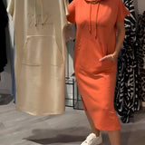 Saskia | Rochie din tricot cu glugă
