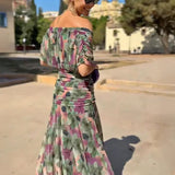 Louise | Rochie Maxi de Bal Elegantă cu Decolteu în V