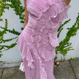 Eleonora | Rochie Elegantă cu Volane