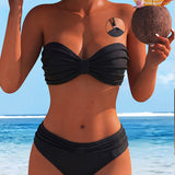 Colorful Halter Neck Bikini