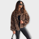 Leonor | Jachetă cu imprimeu leopard
