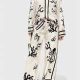 Nazaret | Costum de pantaloni scurți cu model artistic