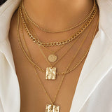 Eveleen | Colier din Metal Geometric