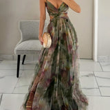 Giselle | Rochie captivantă de gală cu model floral