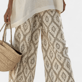 Eduarda | Boho şic elegant set cu costum lung și brand