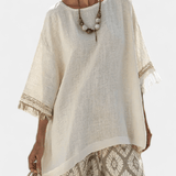 Eduarda | Boho şic elegant set cu costum lung și brand