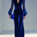 Gunta | Costum Elegant din Material de Catifea