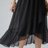 Elric | Rochie midi Viegls cu drapaje