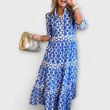 Sophia | Rochie Midi cu Detalii Lanț