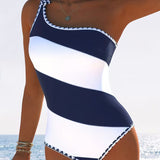 Costum de baie întreg colorat