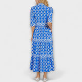 Sophia | Rochie Midi cu Detalii Lanț