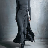 Gabriella | Rochie Lungă cu Nod Lateral