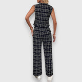 Dina™ | Compleu cu decolteu în V și pantaloni asortati