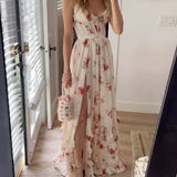 Sónia | Rochie de lungime medie cu imprimeu floral