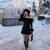 Bella | Eleganță dezbrăcată capricioasă Rochie Mini