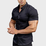 Ricardo | Tricou cu Mânecă Scurtă Slim