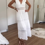 Kim | Rochie cu mâneci de măr și decolteu în V roșu