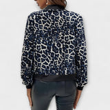 Raquel | Haină cu print leopard elegant