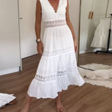 Kim | Rochie cu mâneci de măr și decolteu în V roșu
