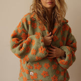 Deizija | Pulover cu model floral bohemian