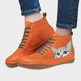 Kitty | Cizme din piele pentru iubitorii de pisici