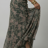 Calen | Rochie midi fără umeri
