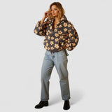 Deizija | Pulover cu model floral bohemian