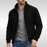 Tiberius | Cardigan Elegant cu Fermoar