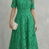 Charlisse | Rochie midi din dantelă elegantă pentru femei