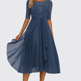 Valentina | Rochie Eleganță 3/4 Mâneci