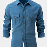 Carlos | Nasturi pentru Cămașă din Amestec Denim