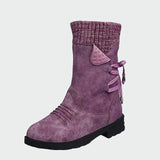 Riina | Eleganți cizme din piele întoarsă