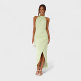 Camila | Rochie lungă, creponată