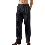 Lorenzo | PANTALONI LINI LAȚI