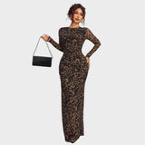 Amélia | Maxi rochie cu mâneci lungi