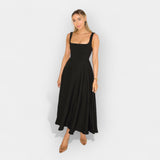 Siret | Midi rochie cu o frunță A